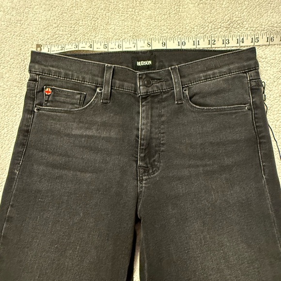 Hudson Jeans Dark Gray Skinny Stretch Jeans - Picture 5 of 11